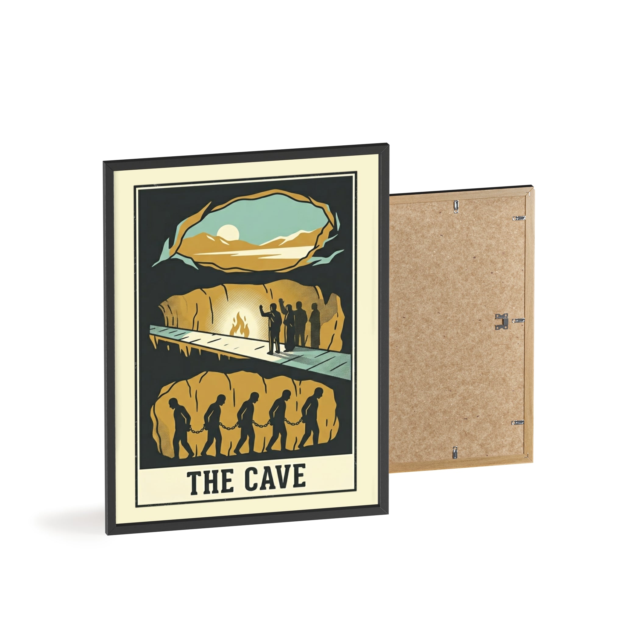The Cave Framed Art Poster — Vintage Adventure Wall Print