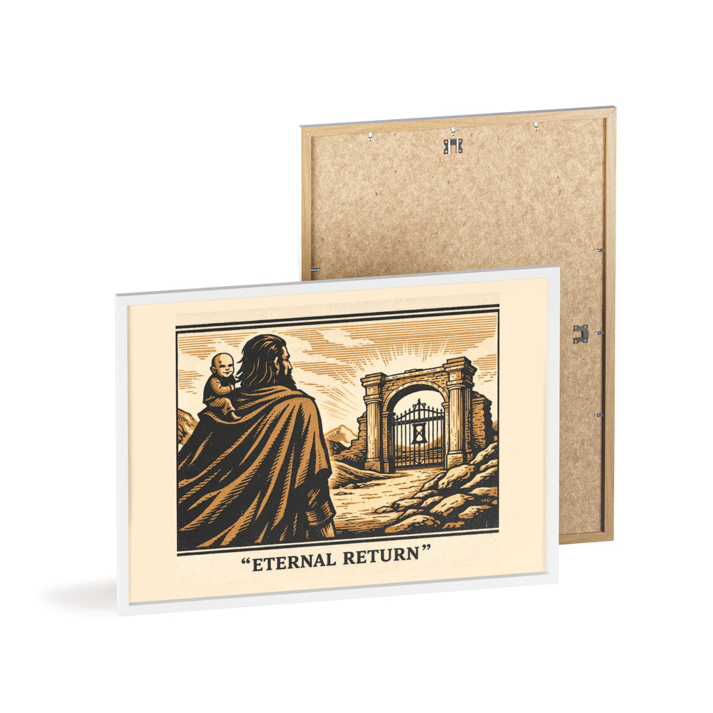 Eternal Return Philosophy Poster — Framed Wooden Wall Art