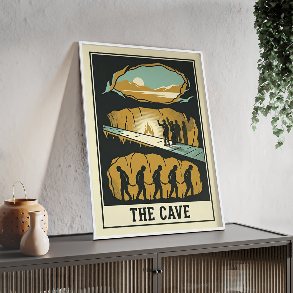 The Cave Framed Art Poster — Vintage Adventure Wall Print