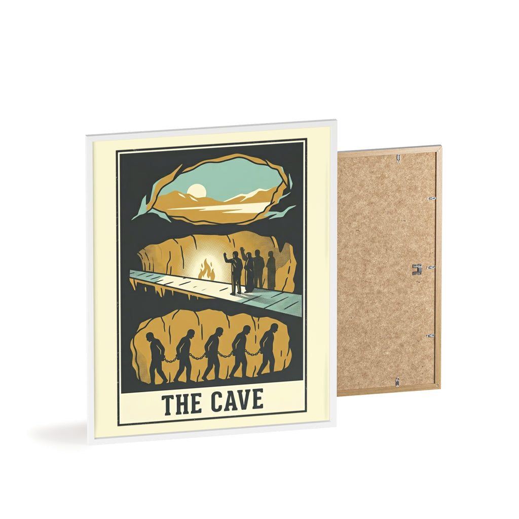 The Cave Framed Art Poster — Vintage Adventure Wall Print