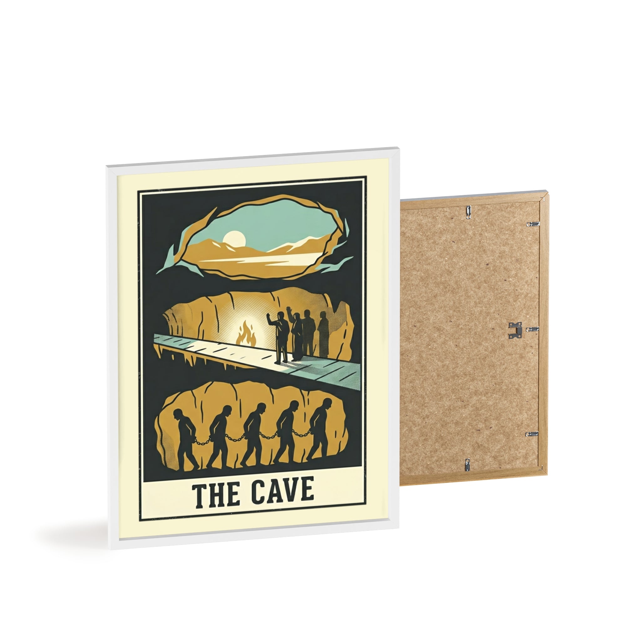 The Cave Framed Art Poster — Vintage Adventure Wall Print