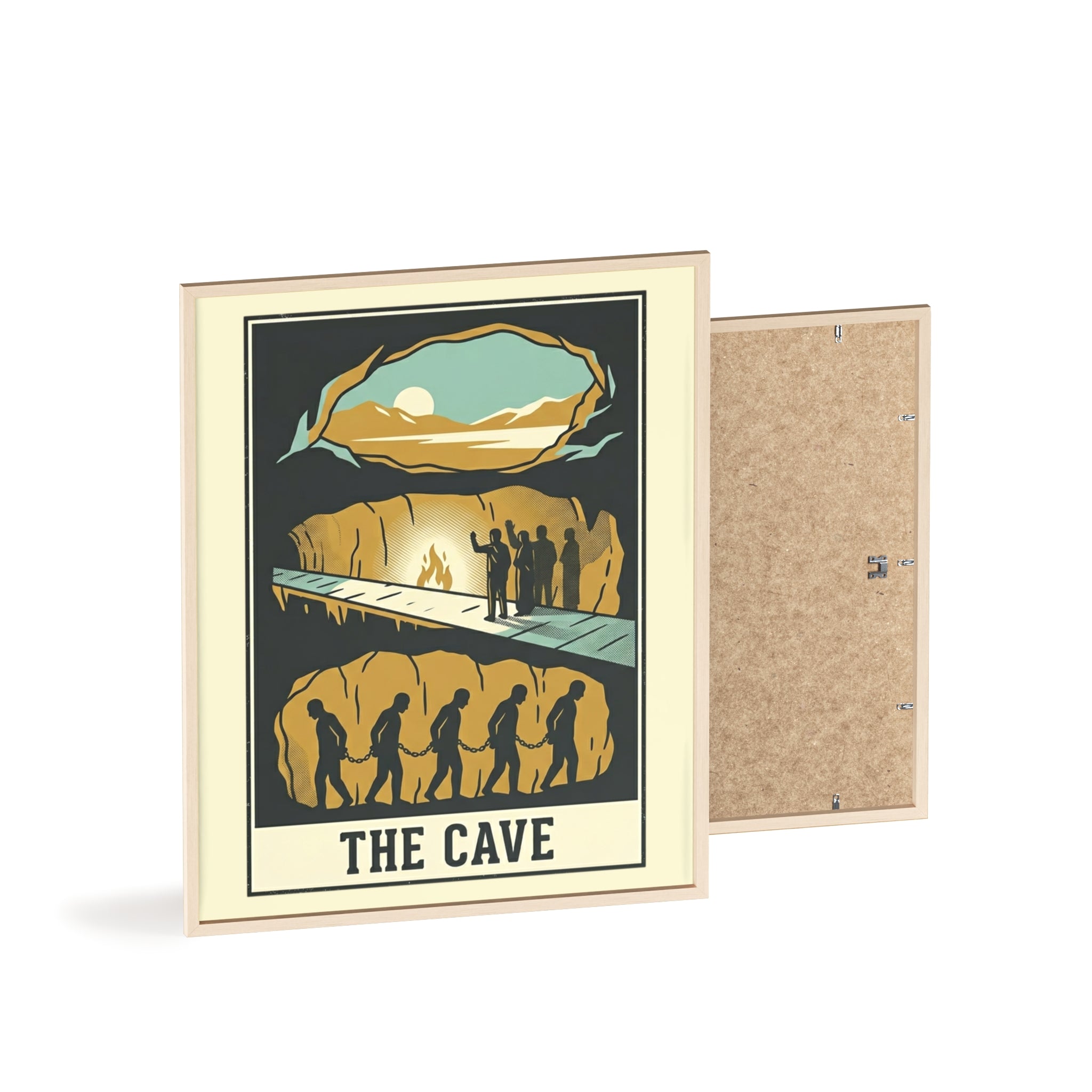 The Cave Framed Art Poster — Vintage Adventure Wall Print