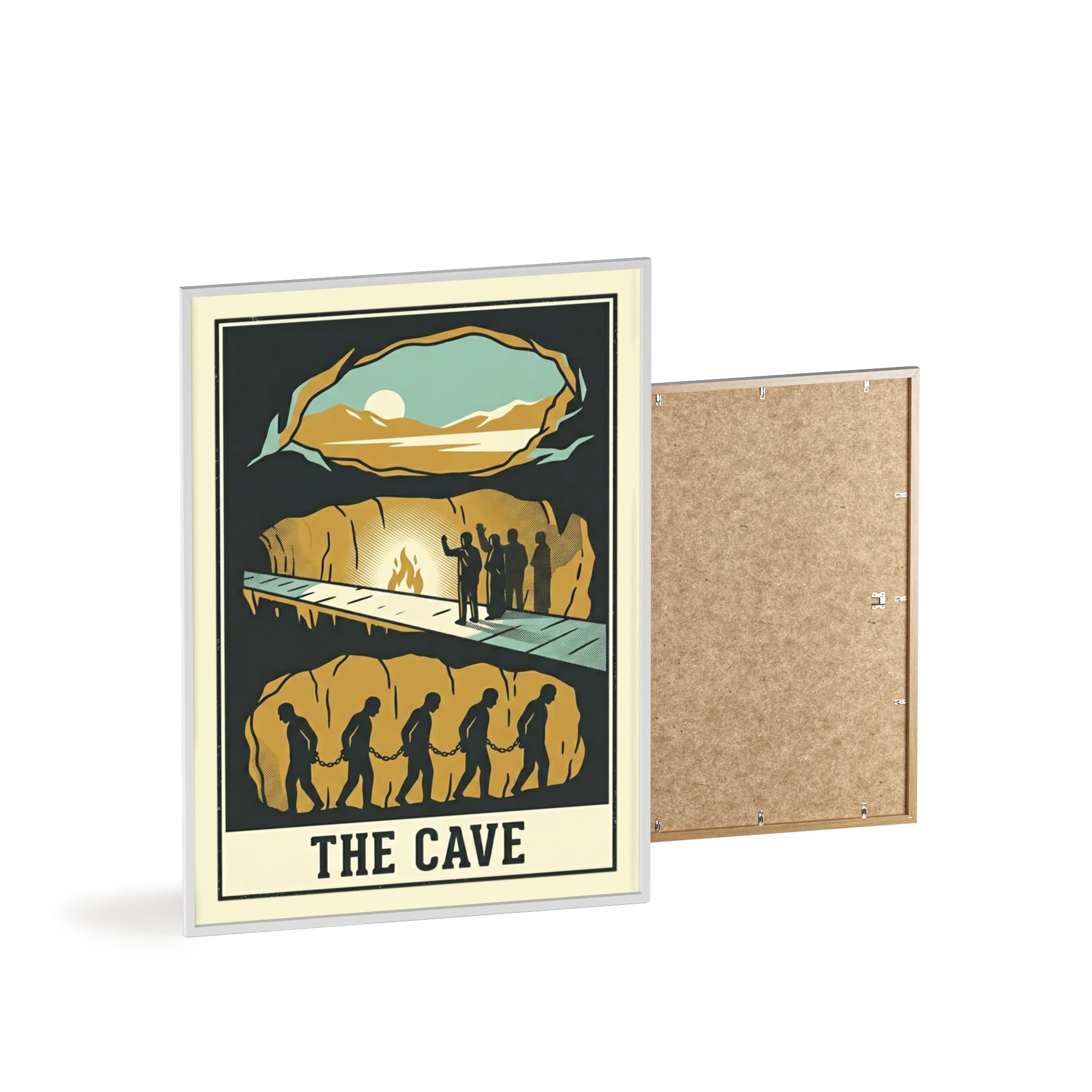 The Cave Framed Art Poster — Vintage Adventure Wall Print