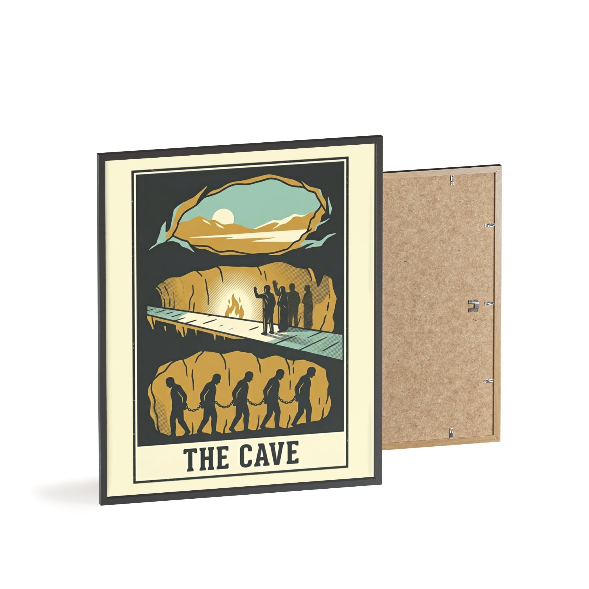 The Cave Framed Art Poster — Vintage Adventure Wall Print