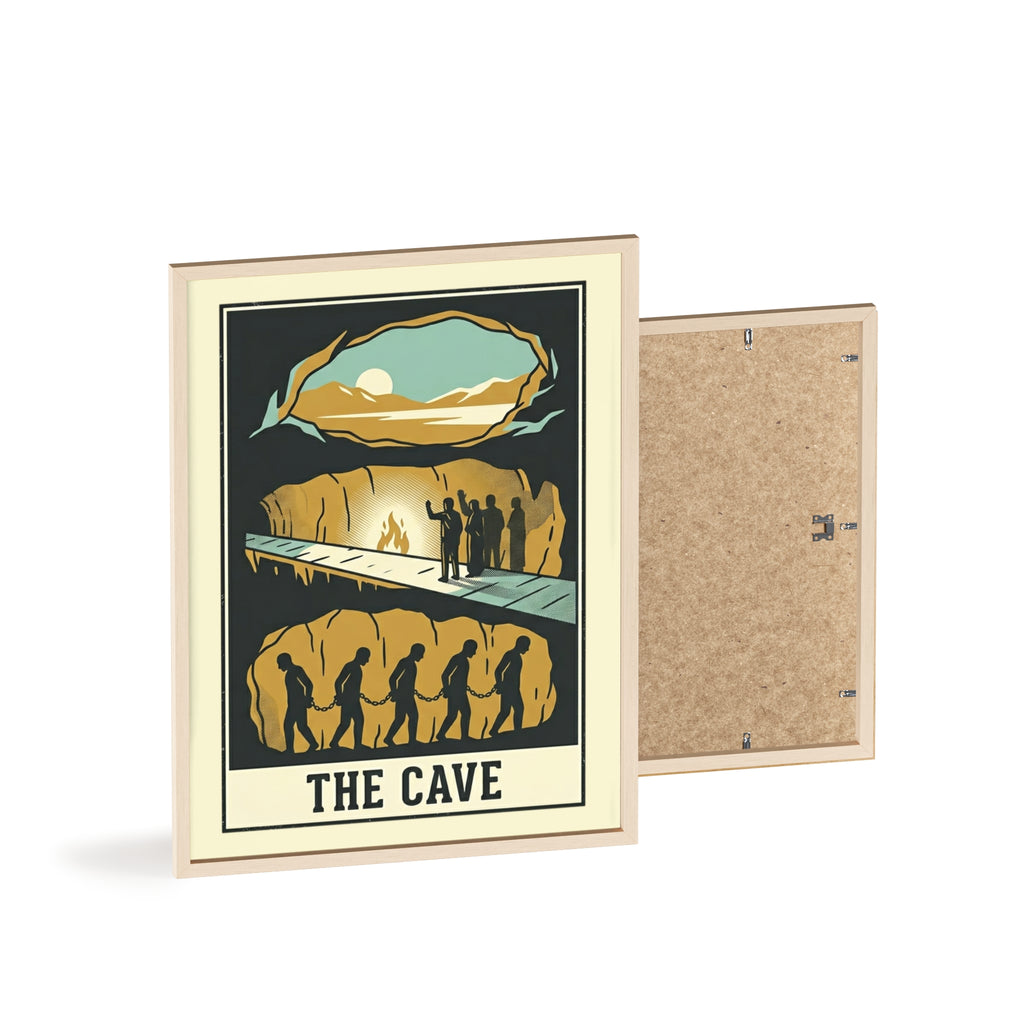 The Cave Framed Art Poster — Vintage Adventure Wall Print