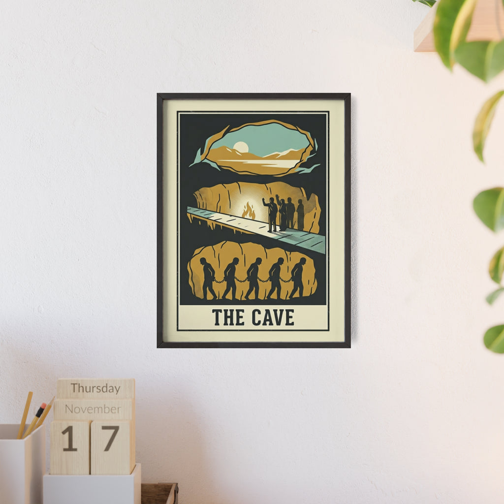 The Cave Framed Art Poster — Vintage Adventure Wall Print