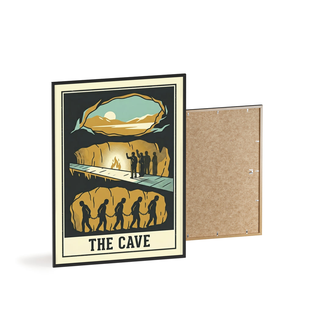 The Cave Framed Art Poster — Vintage Adventure Wall Print