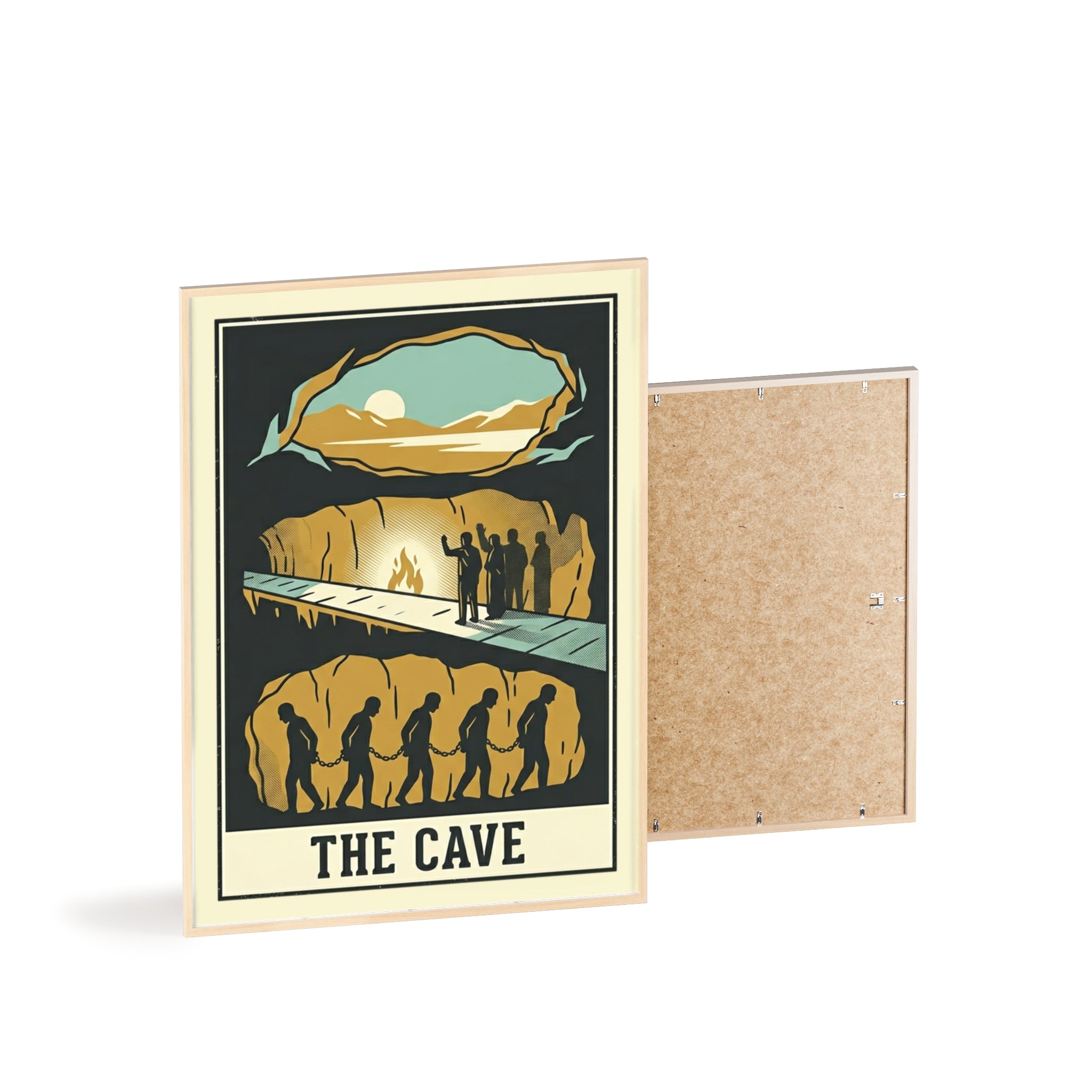 The Cave Framed Art Poster — Vintage Adventure Wall Print