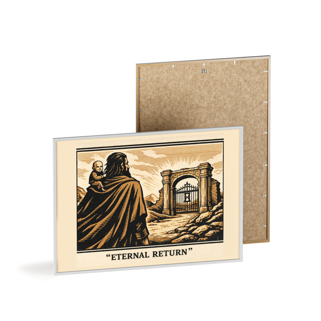 Eternal Return Philosophy Poster — Framed Wooden Wall Art