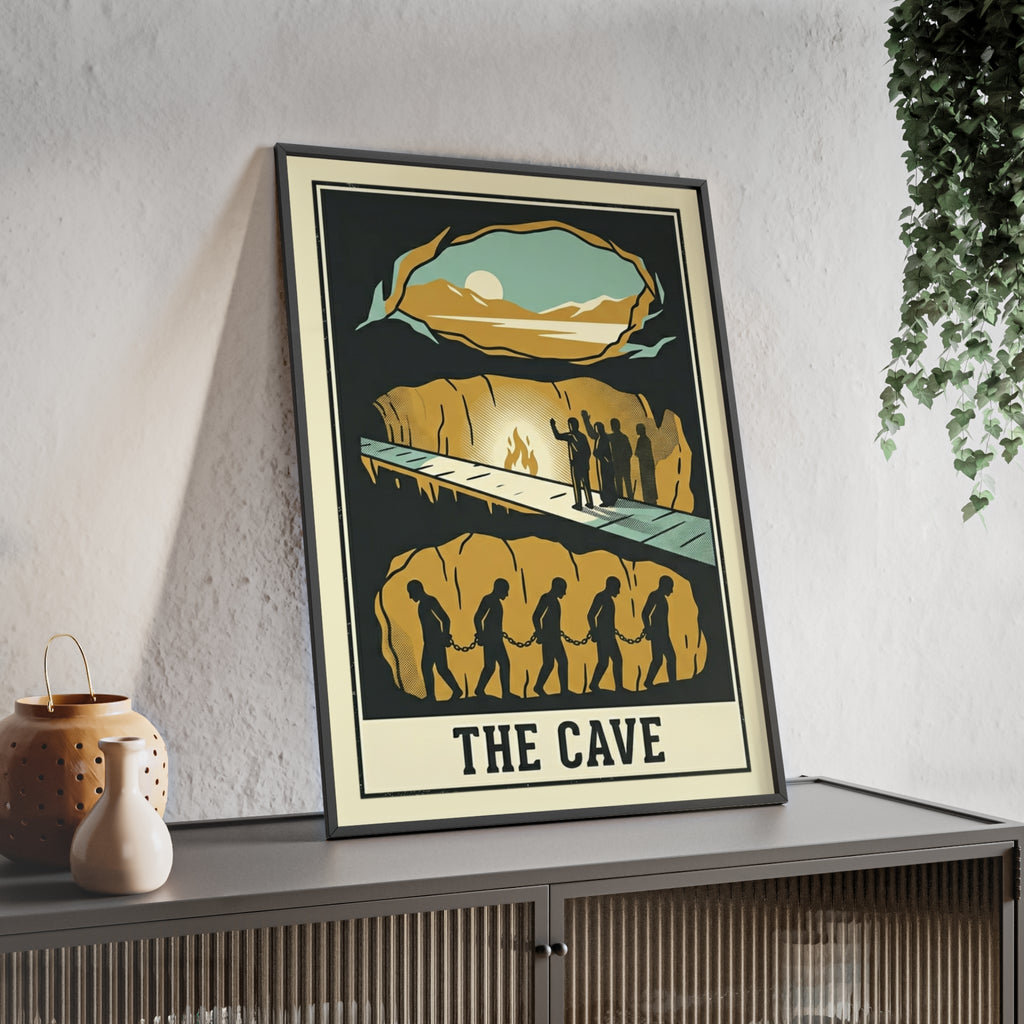 The Cave Framed Art Poster — Vintage Adventure Wall Print